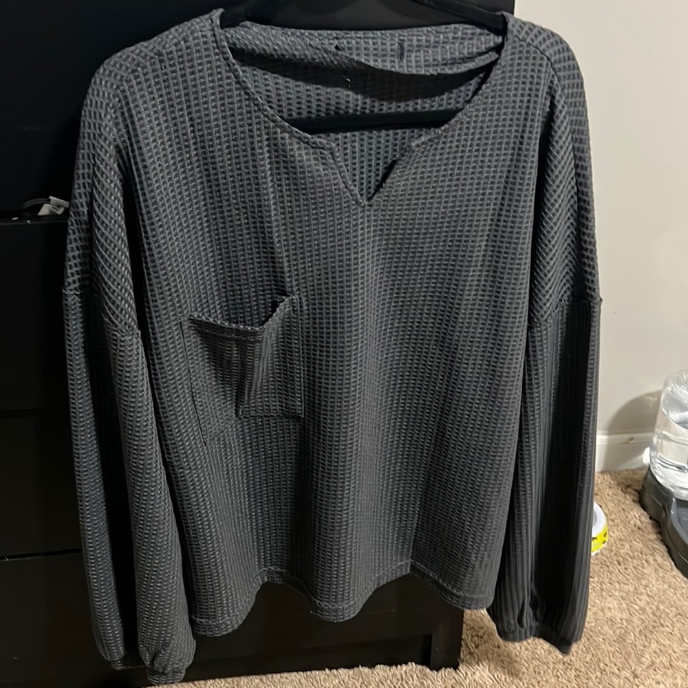 Waffle Sweater
